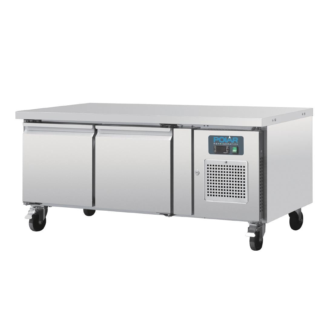Polar U-Series Double Door Chef Base Counter Fridge DA462