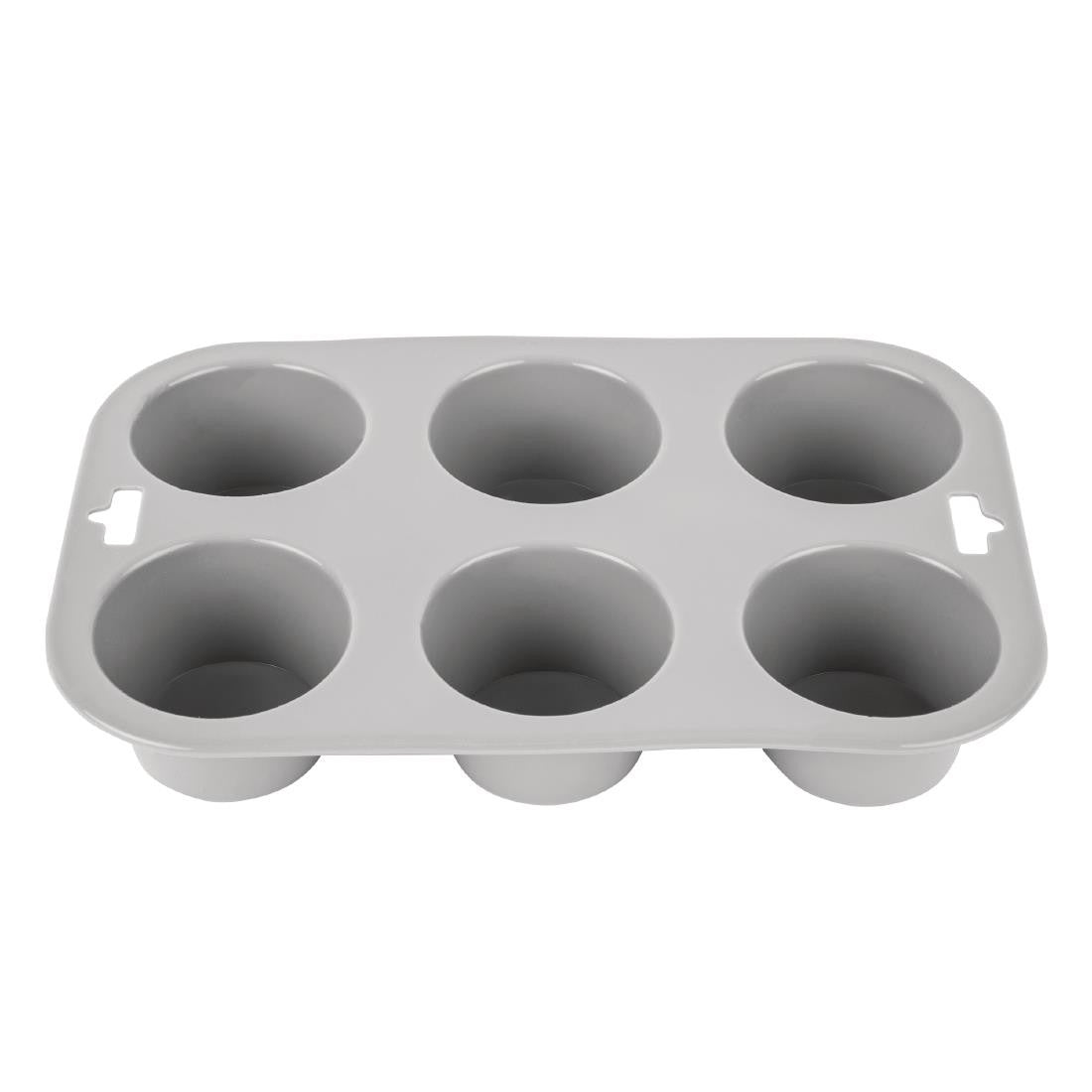 Vogue Flexible Silicone Muffin Pan 6 Cup DA520
