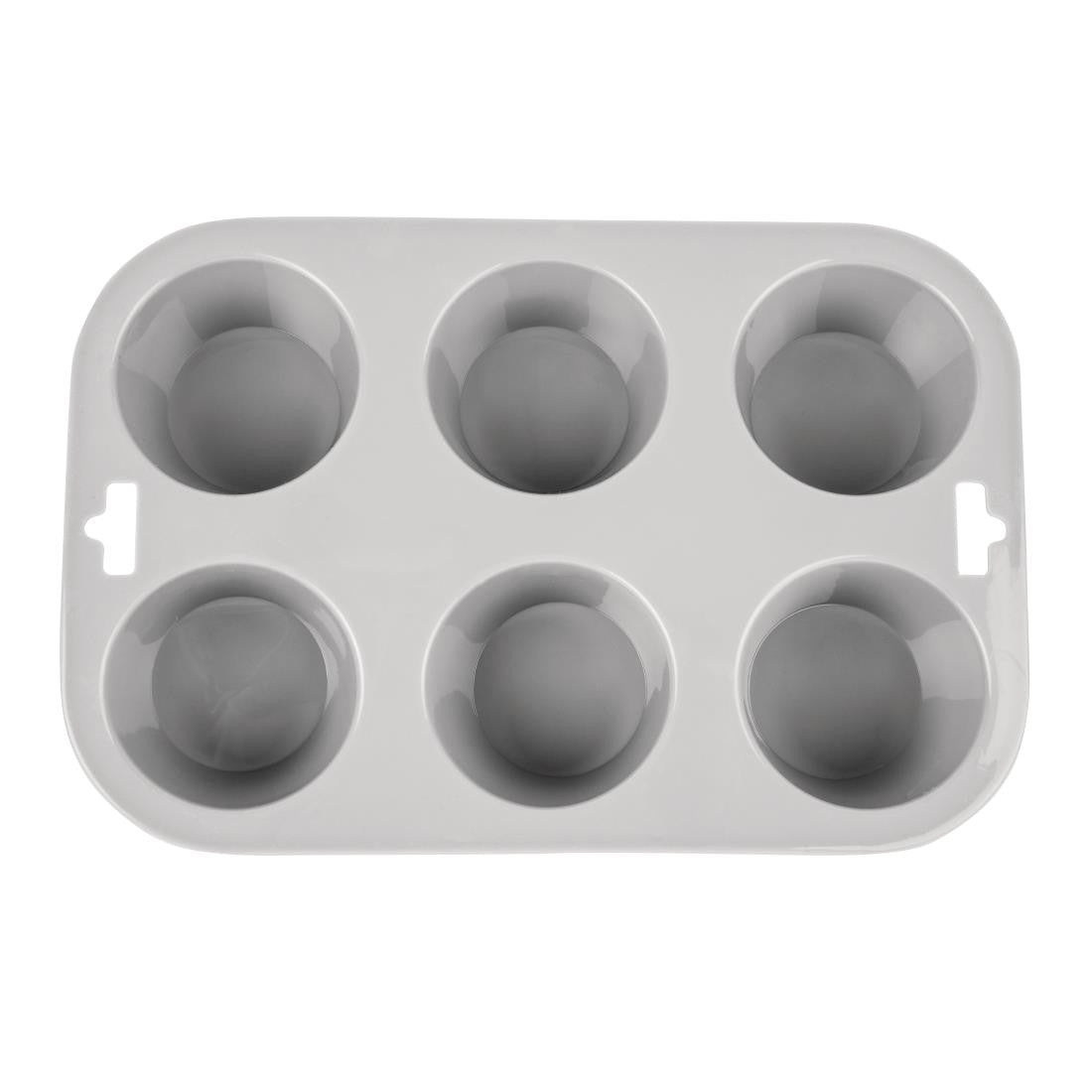 Vogue Flexible Silicone Muffin Pan 6 Cup DA520