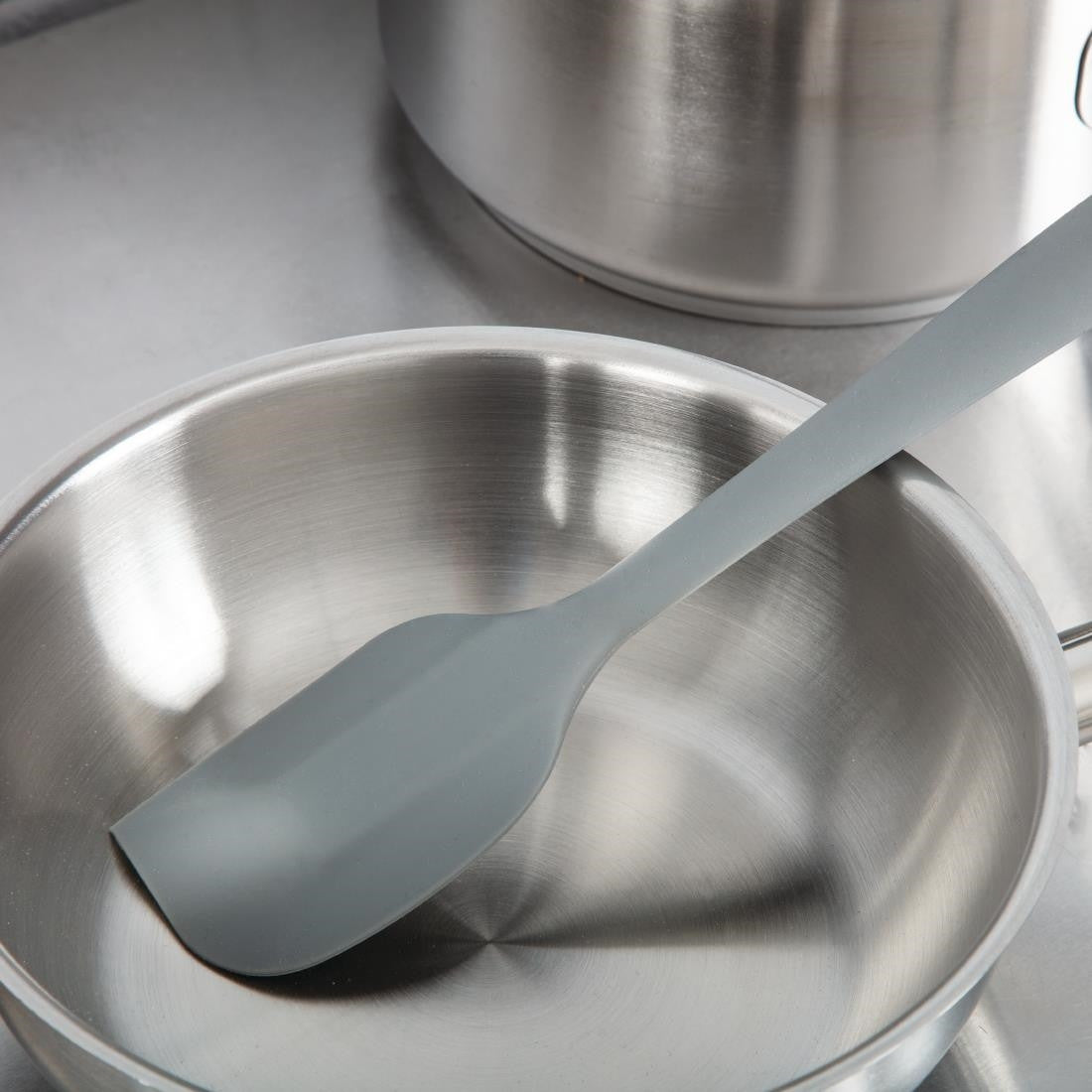 Vogue Silicone High Heat Large Spatula Grey DA521