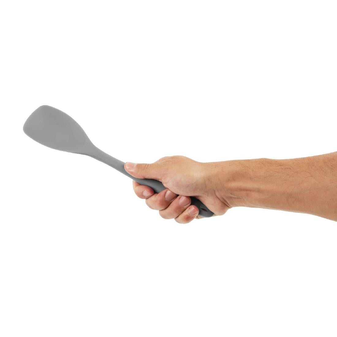 Vogue Silicone High Heat Spoonula Grey DA528