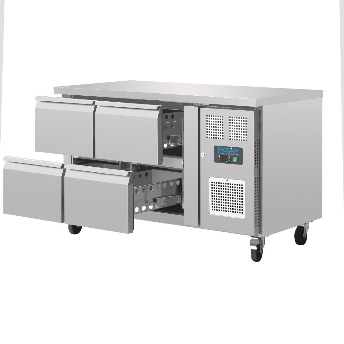 Polar U-Series Four Drawer Gastronorm Counter Fridge DA547