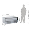 Polar U-Series Single Drawer Dual Temperature Counter Fridge Freezer 3xGN DA995