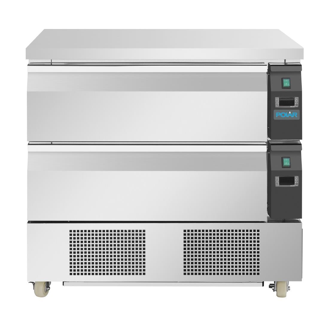 Polar U-Series Double Drawer Dual Temperature Counter Fridge Freezer 4xGN DA996