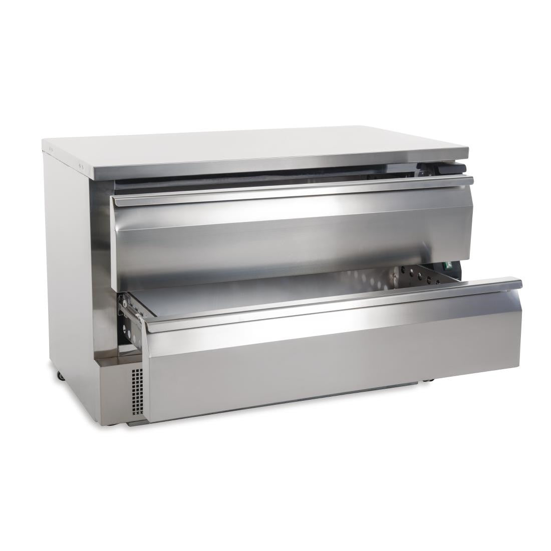 Polar U-Series Double Drawer Dual Temperature Counter Fridge Freezer 6xGN DA997