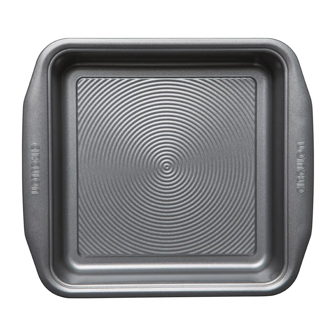 Front view of Circulon Square Cake Tin 290mm.