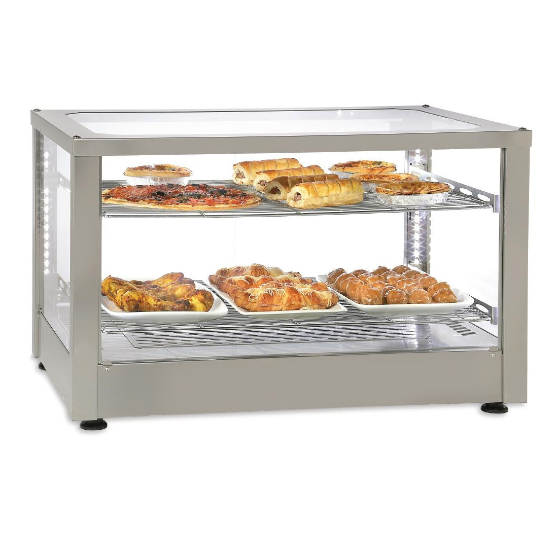 Roller Grill Heated 2 Shelf Display Cabinet WD780 SI DF410