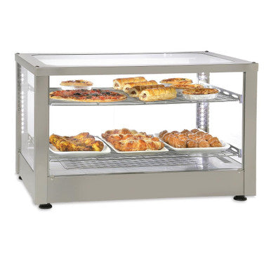 Roller Grill Heated 2 Shelf Display Cabinet WD780 SI DF410