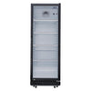 Nisbets Essentials Upright Display Fridge Black 346Ltr DG280