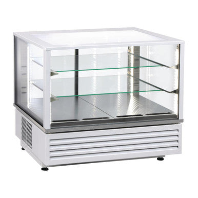 Roller Grill Countertop Chocolate Display Fridge White 800mm CDC800 W DH787