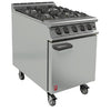 Falcon 4 Burner Dominator Plus Oven Range G3161 Natural Gas with Castors DK943-N