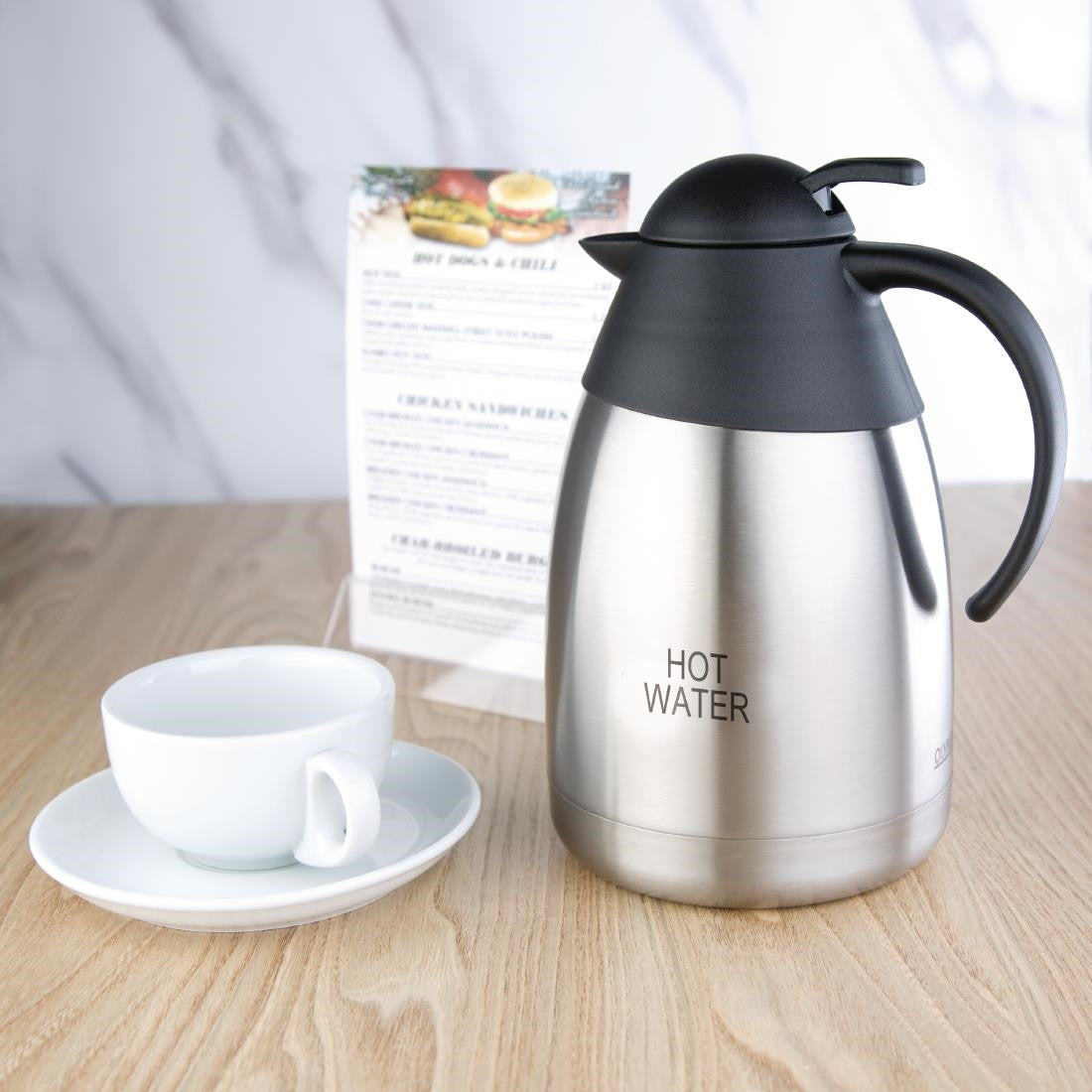 Olympia Insulated Hot Water Jug 1.5Ltr DL162