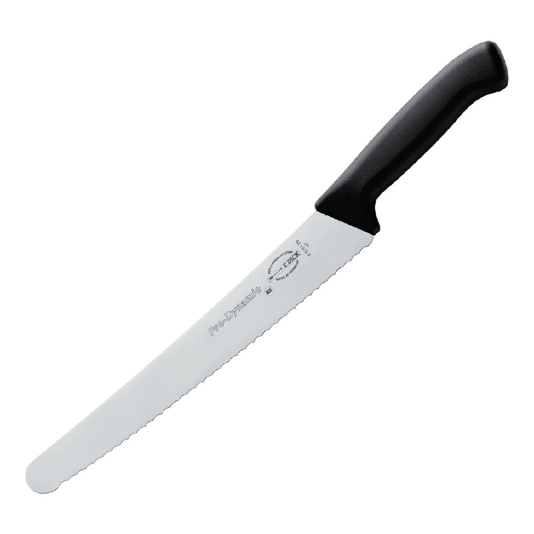 Dick Pro Dynamic HACCP Serrated Pastry Knife Black 25.5cm DL377