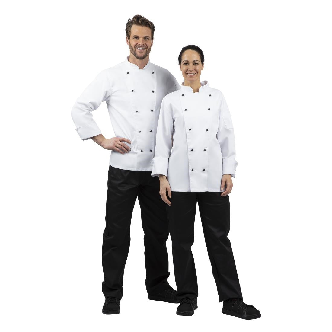 Whites Chicago Unisex Chefs Jacket Long Sleeve S DL710-S