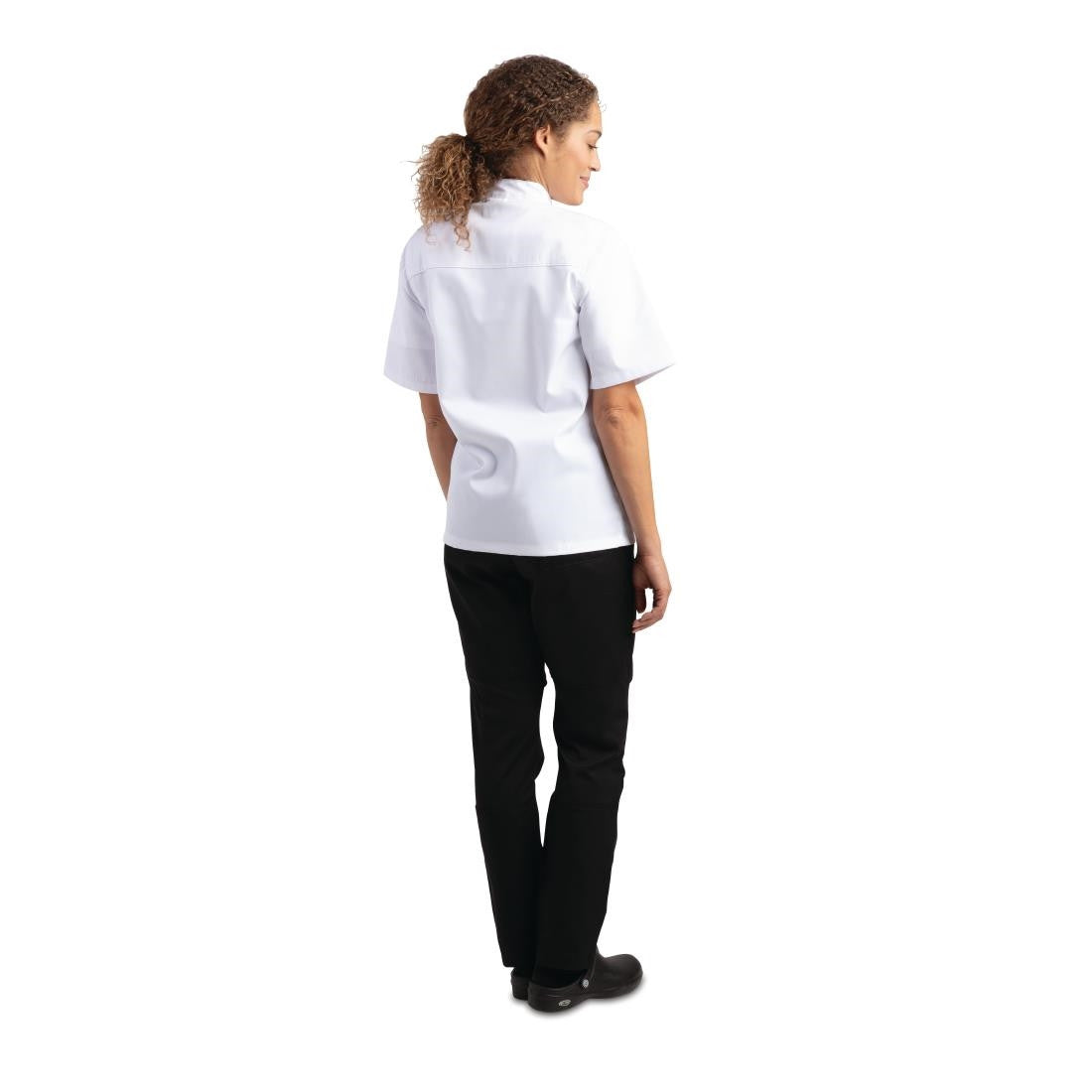 Whites Chicago Unisex Chefs Jacket Short Sleeve White L DL711-L