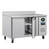 Polar U-Series Double Door Counter Freezer with Upstand 282Ltr DL916