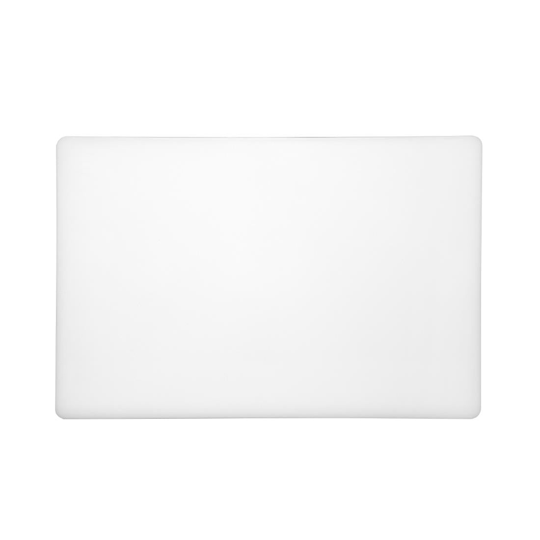 Hygiplas Extra Thick Low Density White Chopping Board Standard DM001