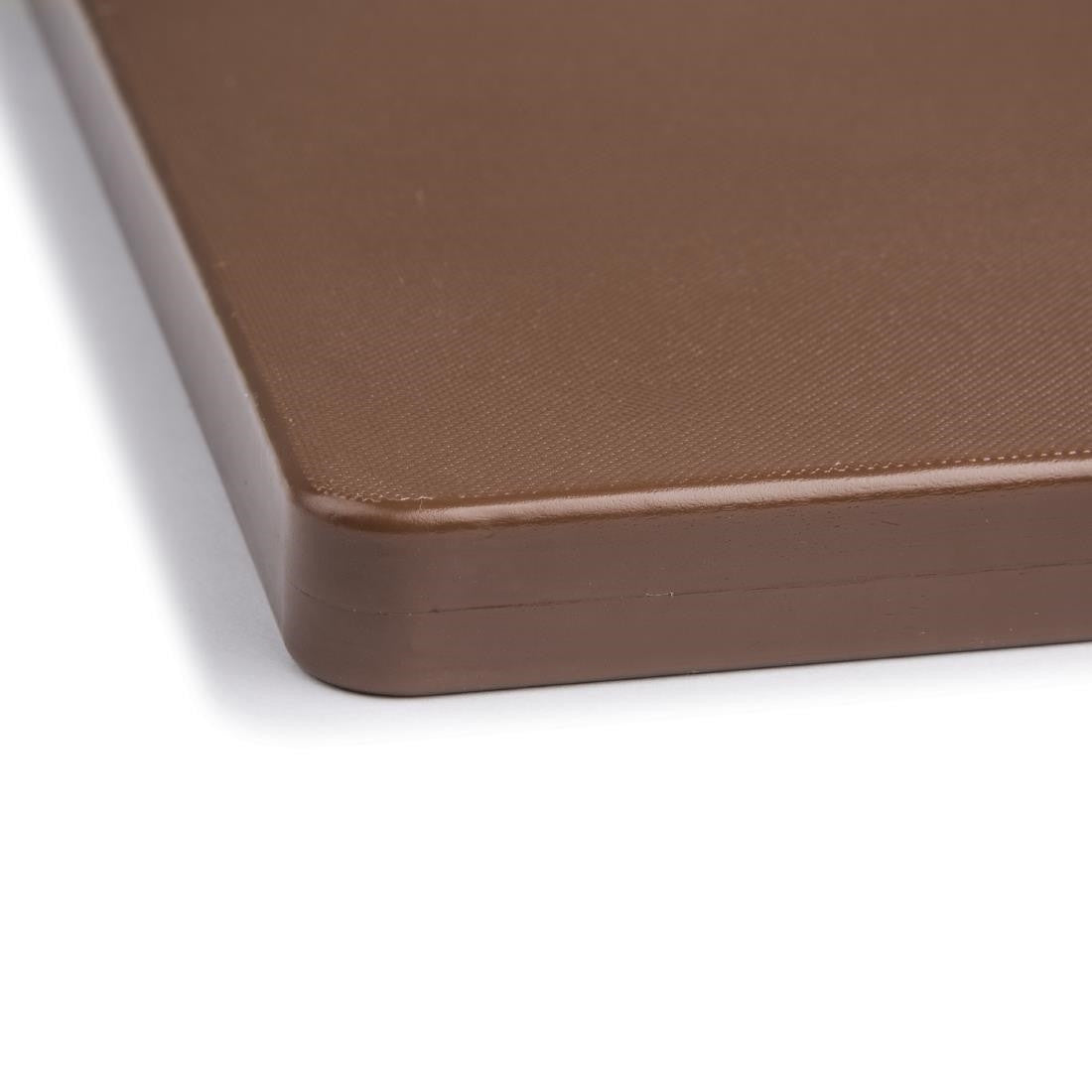 Hygiplas Extra Thick Low Density Brown Chopping Board Standard DM003