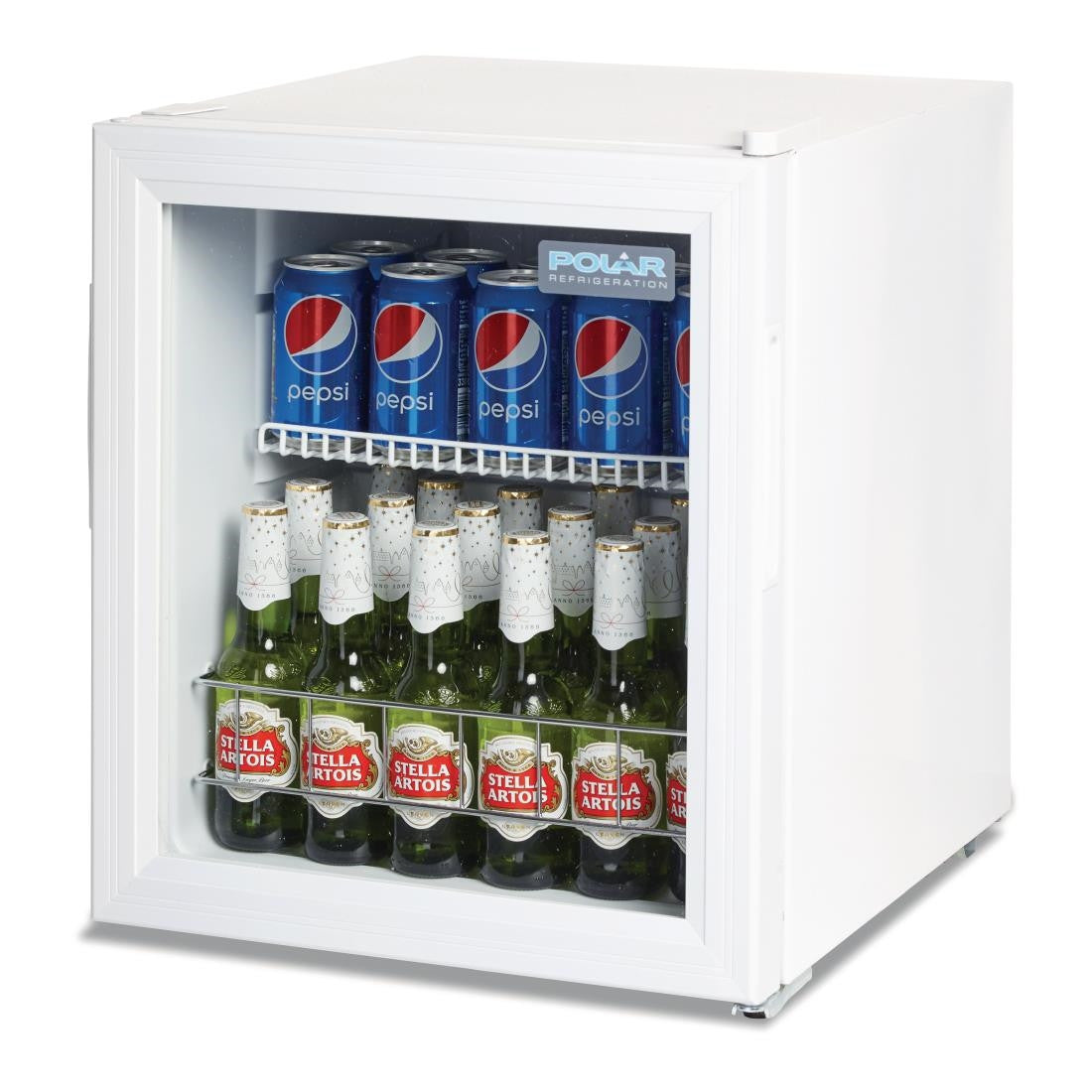 Polar C-Series Countertop Display Fridge 46Ltr White DM071