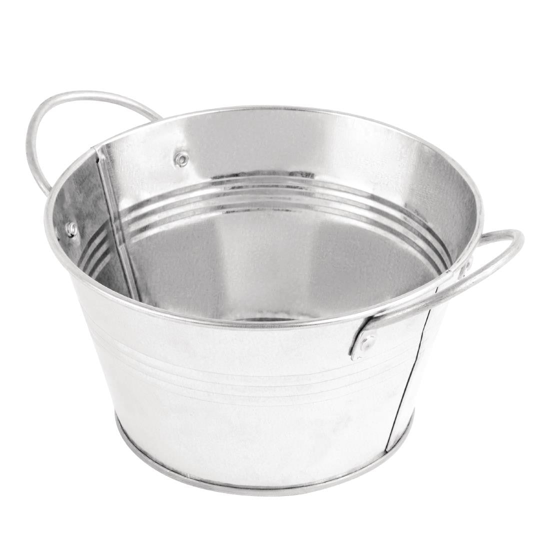 Olympia Mini Metal Food Bucket Shallow 150mm DM214