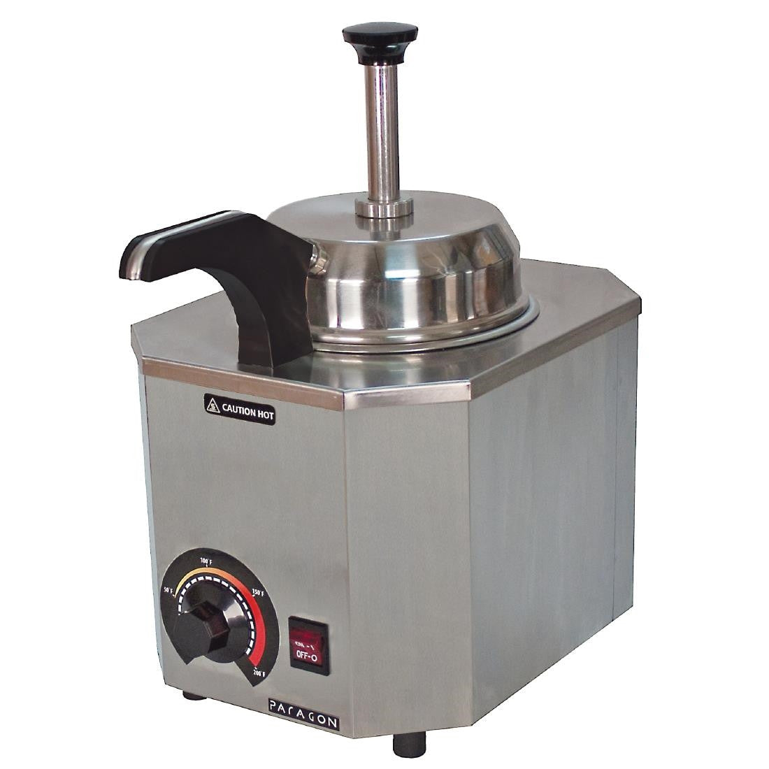 JM Posner Hot Sauce Dispenser with Heated Nozzle 0.9Ltr DM332