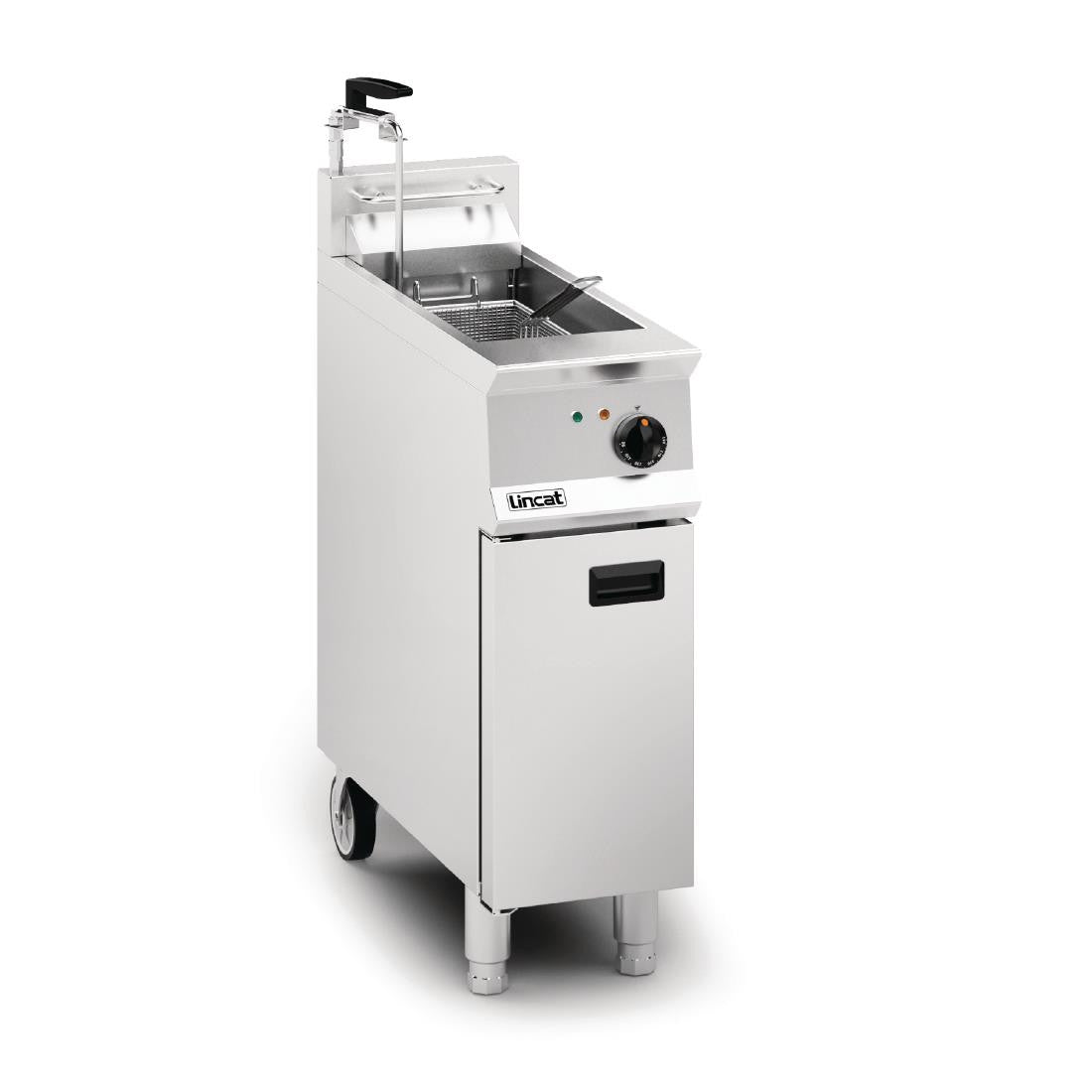 Lincat Opus 800 Single Tank Single Basket Free Standing Electric Filtration Fryer OE8112/OP DM525