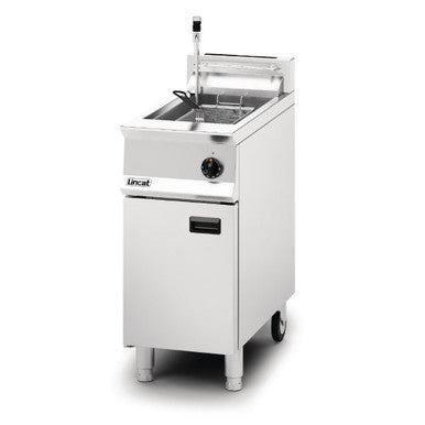 Lincat Opus 800 Single Tank Single Basket Free Standing Natural Gas Filtration Fryer OG8106/OP DM533-N