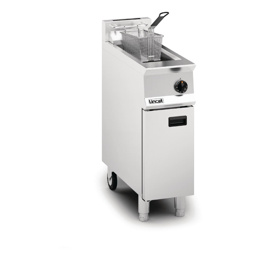 Lincat Opus 800 Single Tank Single Basket Free Standing Natural Gas Fryer OG8110 DM536-N