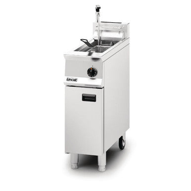Lincat Opus 800 Single Tank Single Basket Free Standing Natural Gas Filtration Fryer OG8110/OP DM537-N