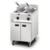 Lincat Opus 800 Twin Tank Twin Basket Free Standing Natural Gas Fryer OG8111 DM538-N
