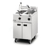 Lincat Opus 800 Twin Tank Twin Basket Free Standing Natural Gas Filtration Fryer OG8111/OP DM539-N