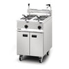 Lincat Opus 800 Twin Tank Twin Basket Free Standing Propane Gas Dual Filtration Fryer OG8111/OP2 DM540-P