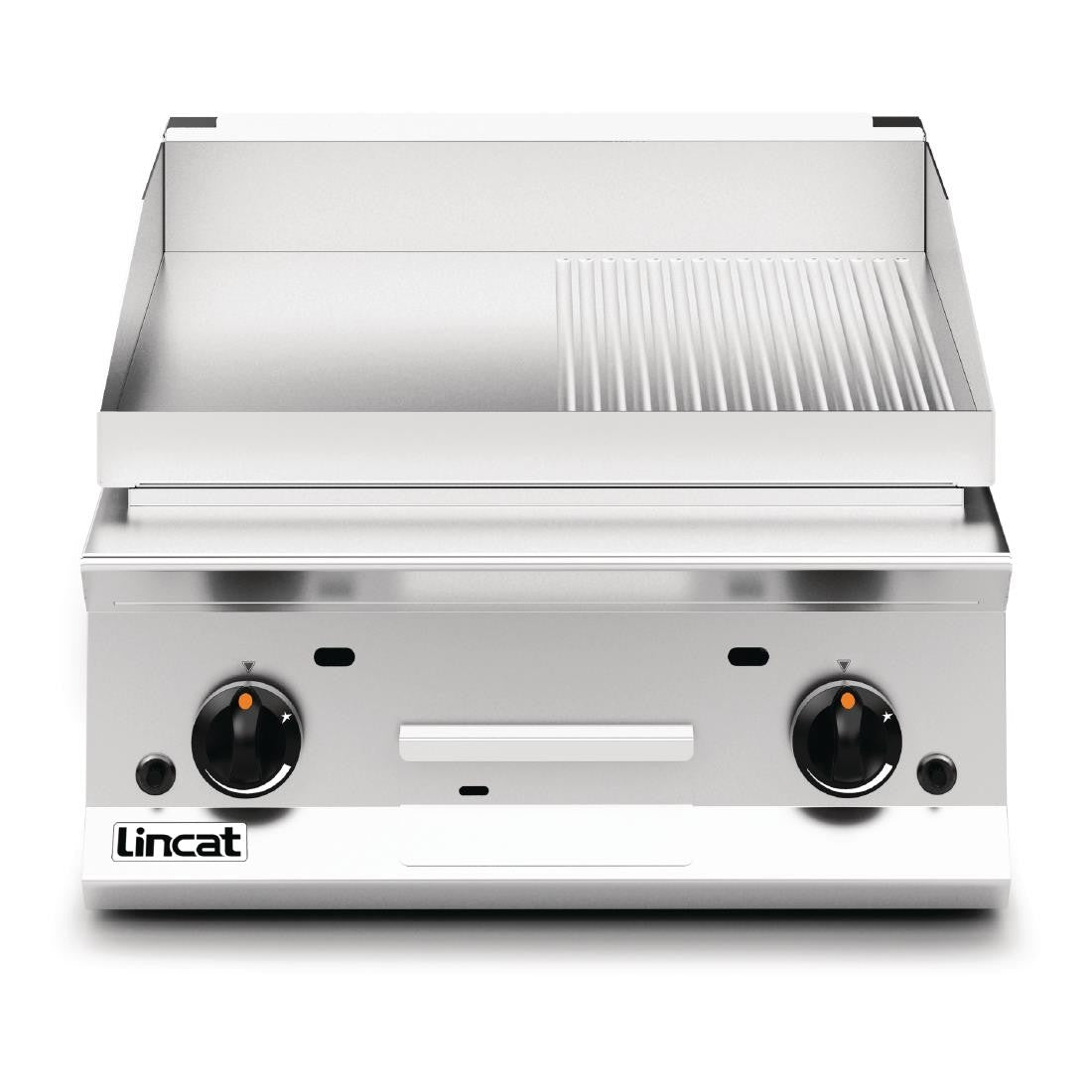 Lincat Opus 800 Half Ribbed Natural Gas Griddle OG8201/R/N DM546-N