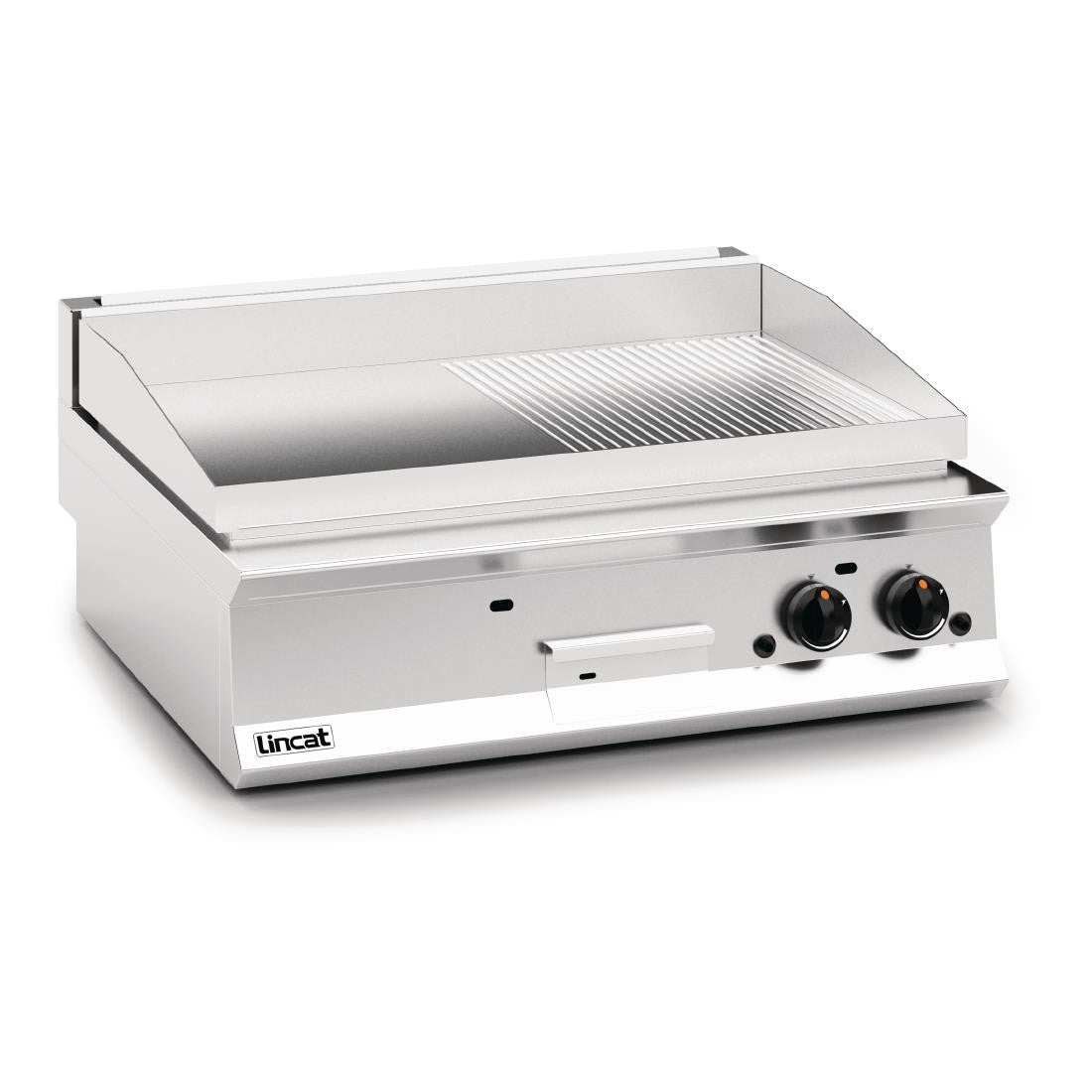 Lincat Opus 800 Half Ribbed Propane Gas Griddle OG8202/R/P DM547-P
