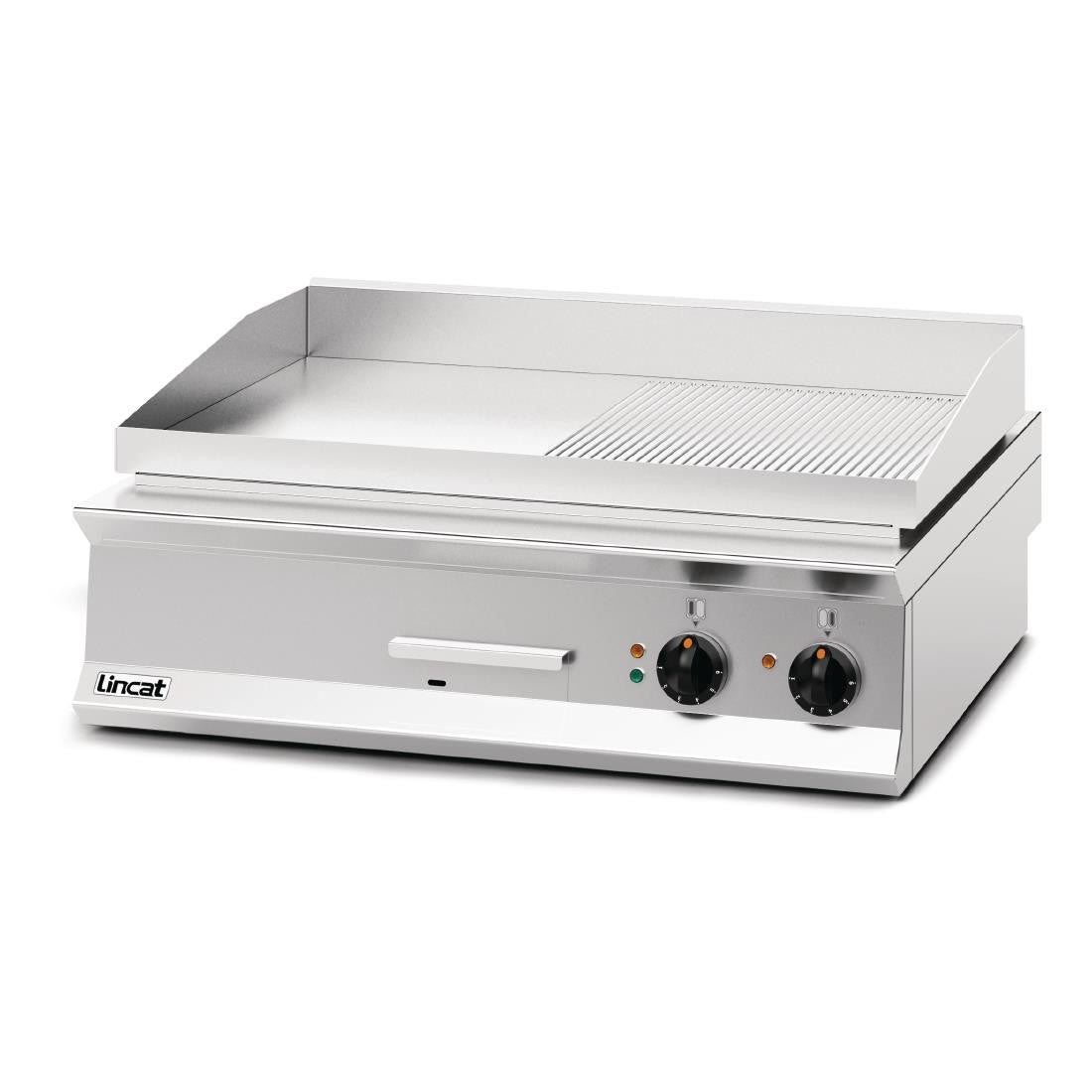 Lincat Opus 800 Half Ribbed Griddle OE8206/R DM551
