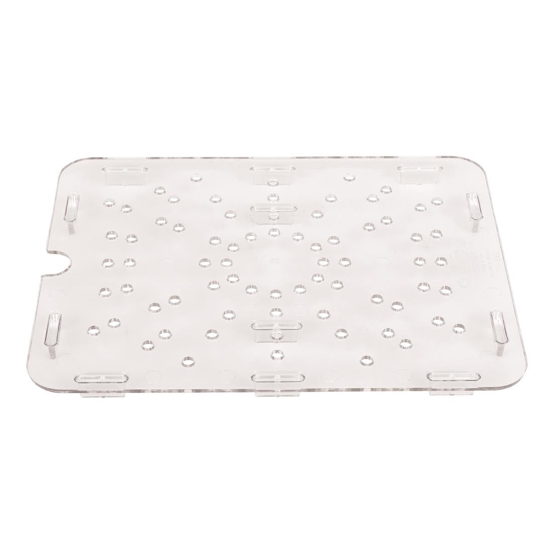 Cambro Polycarbonate 1/2 Gastronorm Tray Drain Shelf DM731