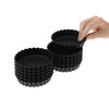 Matfer Bourgeat Exoglass Round Fluted Tartlet Mould 100mm (Pack of 12) DN955