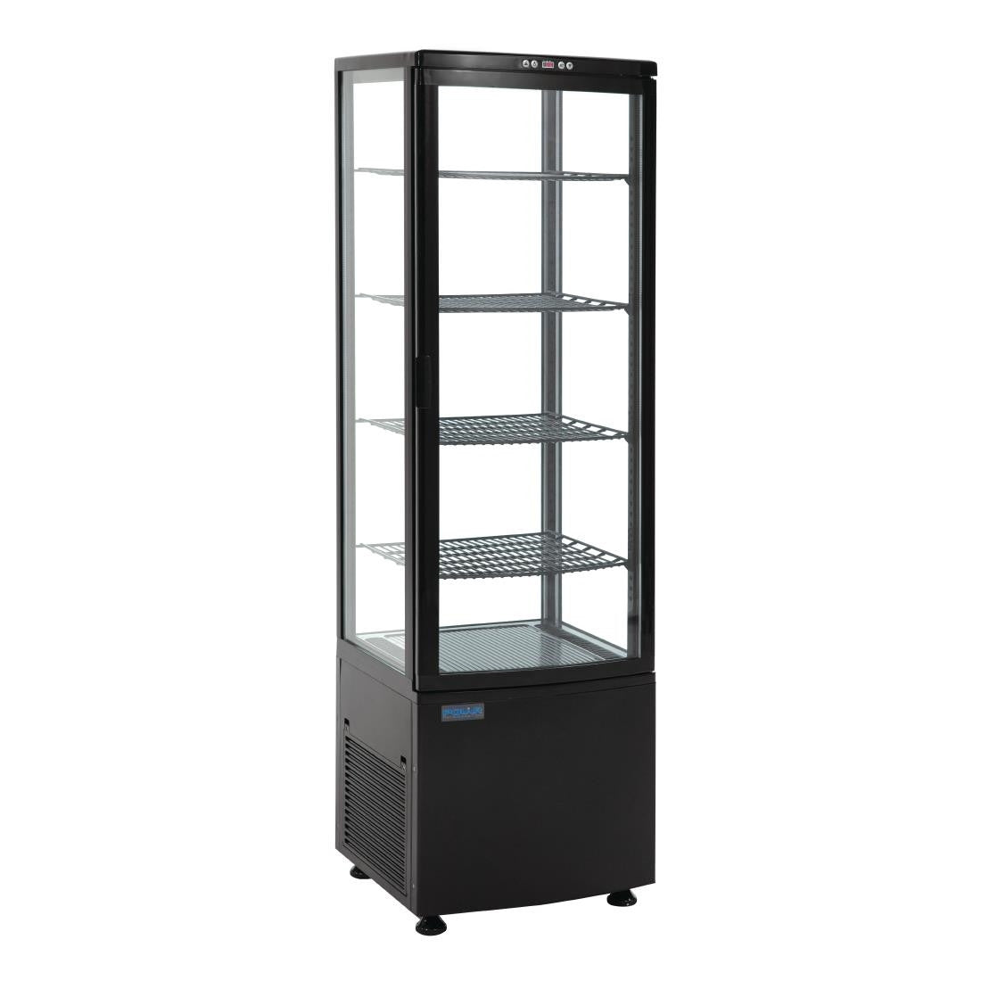 Polar C-Series Curved Door Display Fridge 235Ltr Black DP289