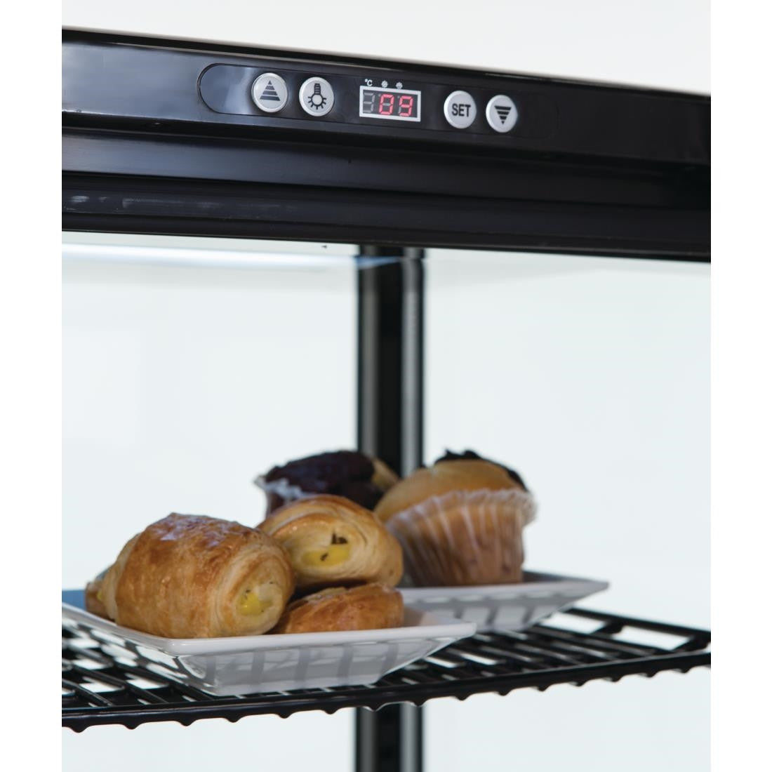 Polar C-Series Curved Door Display Fridge 235Ltr Black DP289