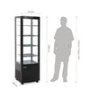 Polar C-Series Curved Door Display Fridge 235Ltr Black DP289