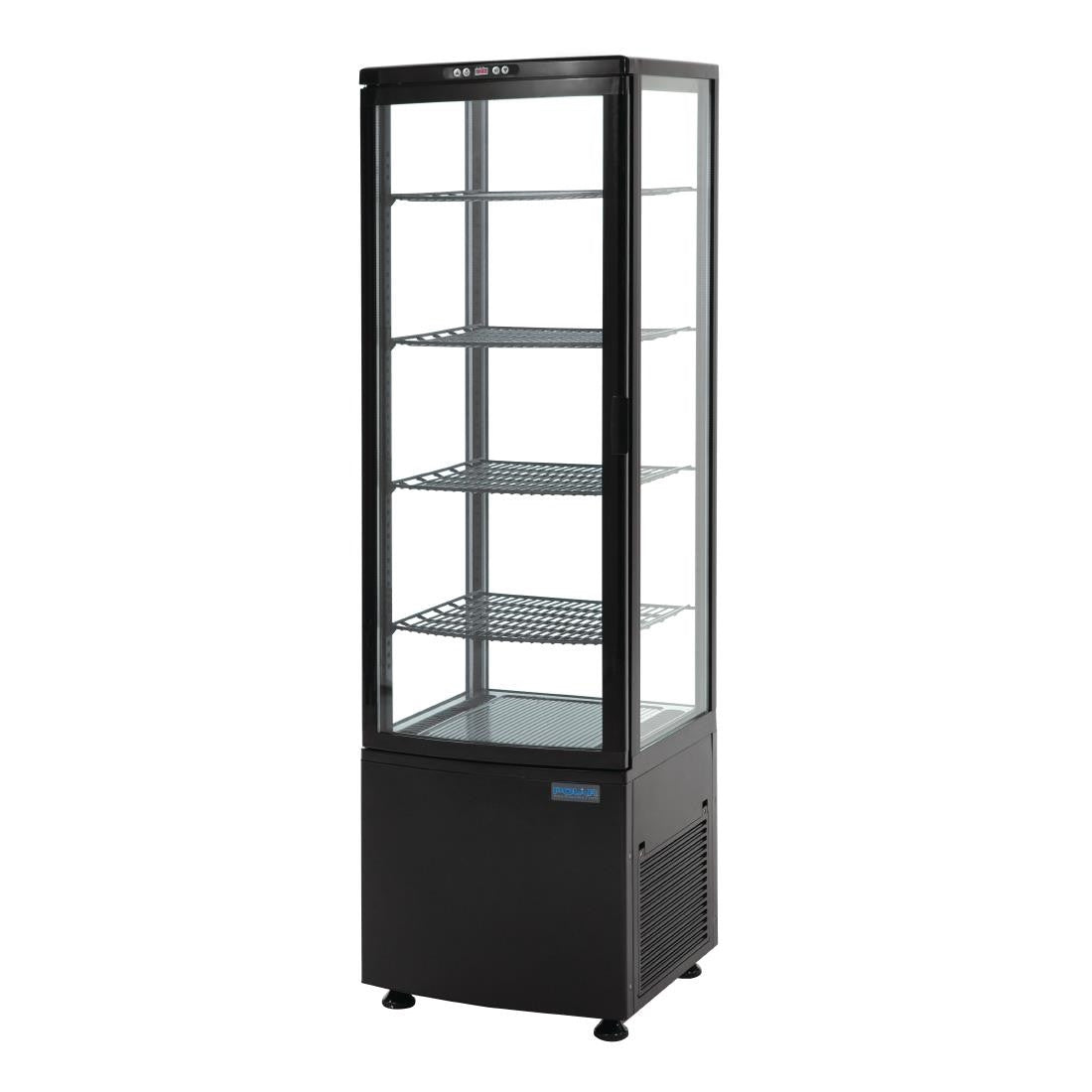 Polar C-Series Curved Door Display Fridge 235Ltr Black DP289