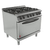 Falcon 6 Burner Dominator Plus Oven Range G3101D Natural Gas with Feet DP925-N
