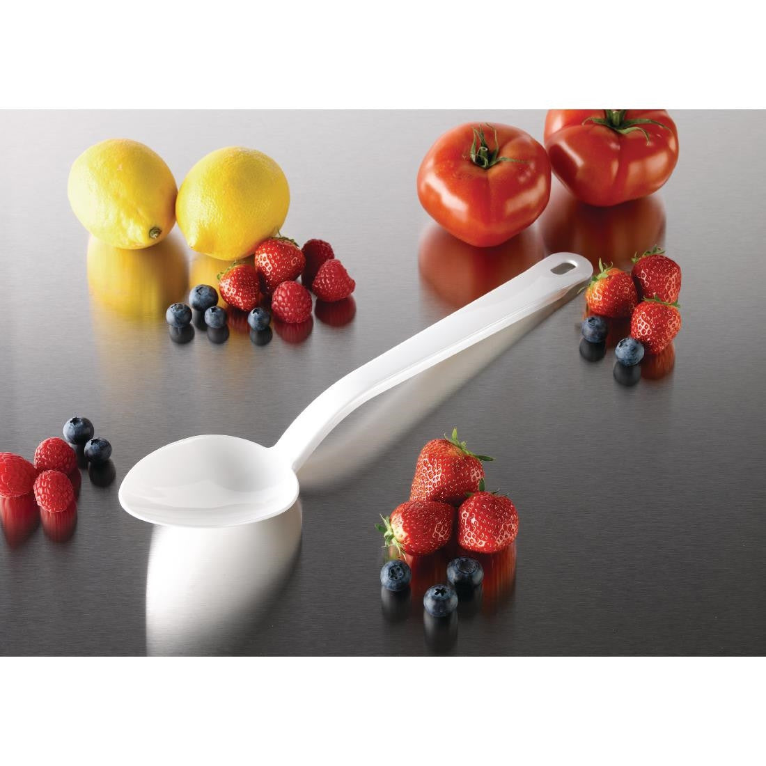 Matfer Bourgeat Exoglass Serving Spoon White 13" DR017