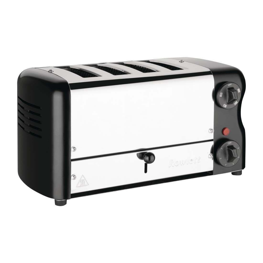 Rowlett Esprit 4 Slot Toaster Jet Black w/2x Additional Elements & Sandwich Cage CH183