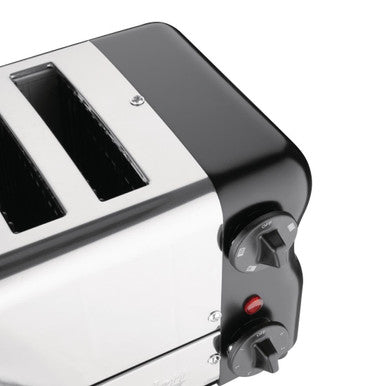 Rowlett Esprit 4 Slot Toaster Jet Black w/2x Additional Elements & Sandwich Cage CH183