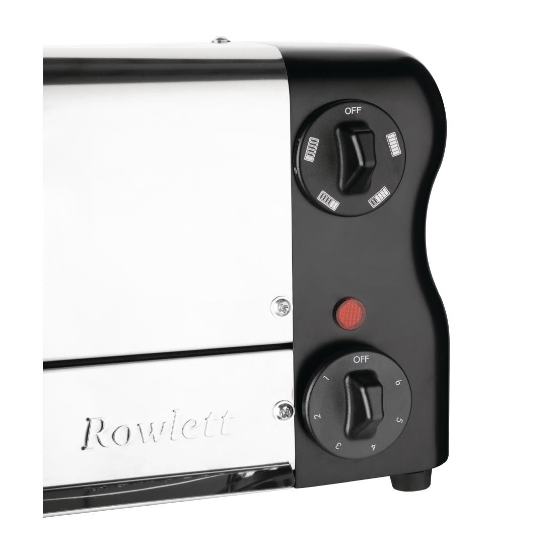 Rowlett Esprit 6 Slot Toaster Jet Black w/2x Additional Elements & Sandwich Cage CH187