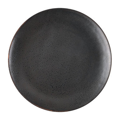 Olympia Fusion Round Black Coupe Plates 203mm 6 Pack DR087
