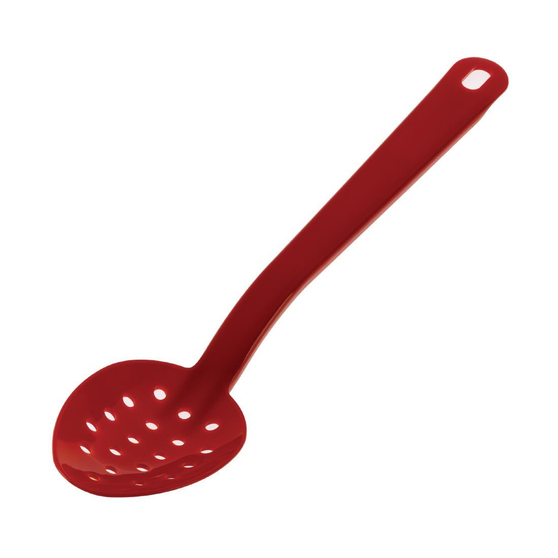 Matfer Bourgeat Exoglass Perforated Serving Spoon Red 13" DR199