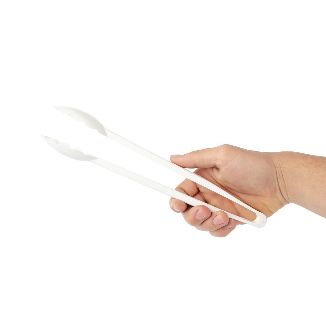 Matfer Bourgeat Exoglass Tongs White 12" DR320
