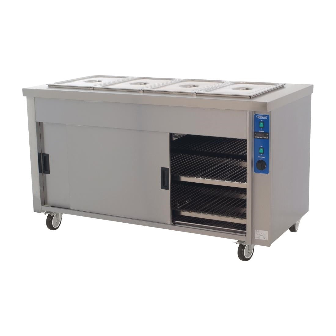 Moffat Bain Marie Top Eco Hot Cupboard Heavy Duty HB4 DR405